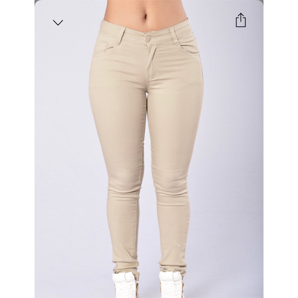 Skinny uniform pants